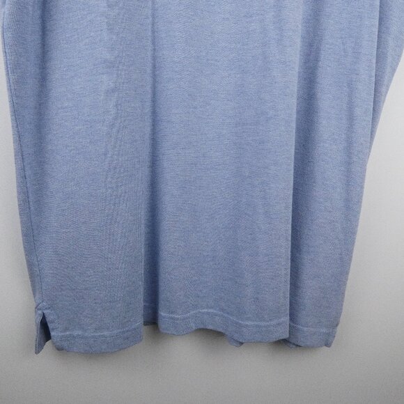 Travis Mathew Polo Golf Shirt Short Sleeve Mens Large Blue Pima Cotton Collared - Picture 6 of 15